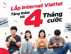 Lắp mạng Viettel tại Cái Răng TP Cần Thơ tốc độ cao ưu đãi khủng